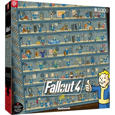 Puzzle CENEGA Gaming Fallout 4 Perk Poster (1000 elementów)