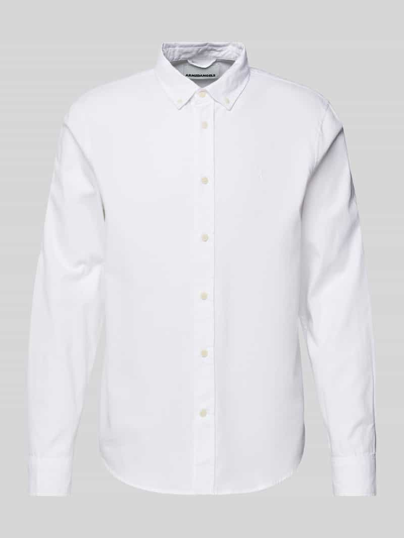 Koszula casualowa o kroju regular fit z kołnierzykiem typu button down model ‘QUAASA’