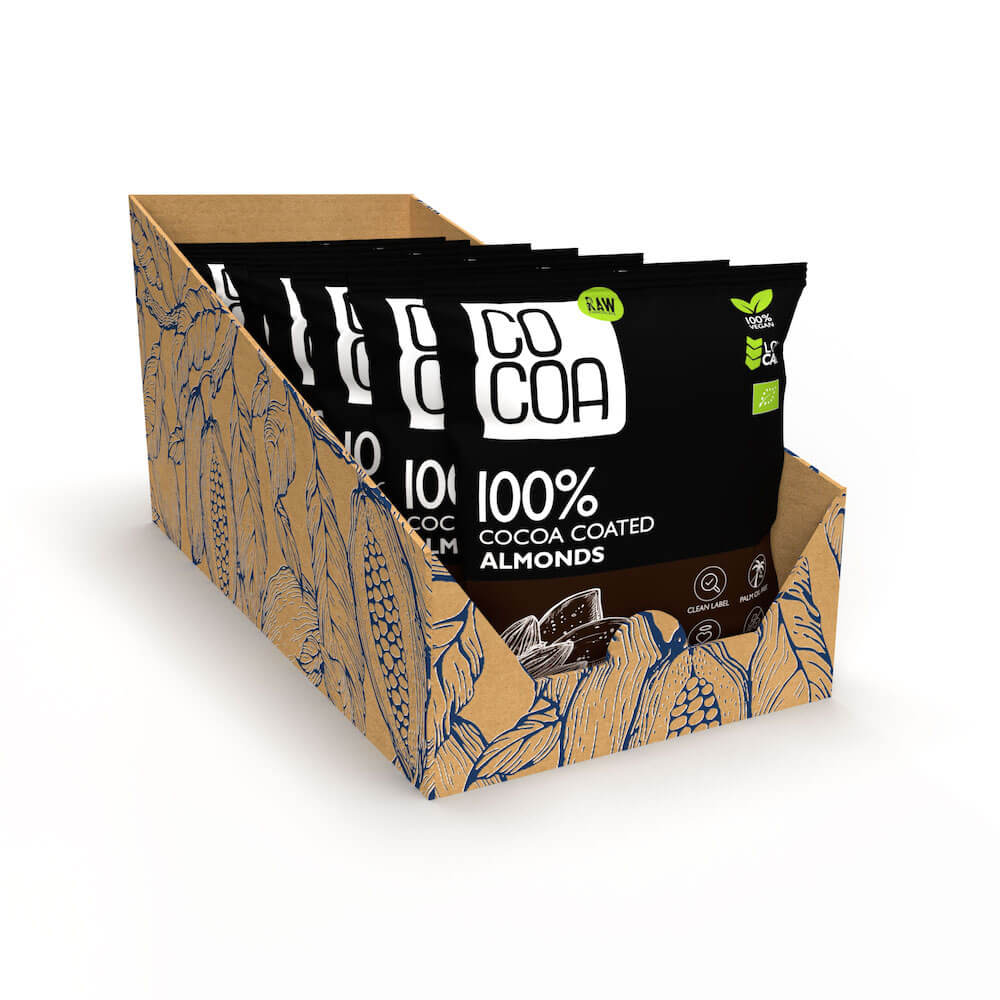 Migdały w gorzkiej czekoladzie 100% x7