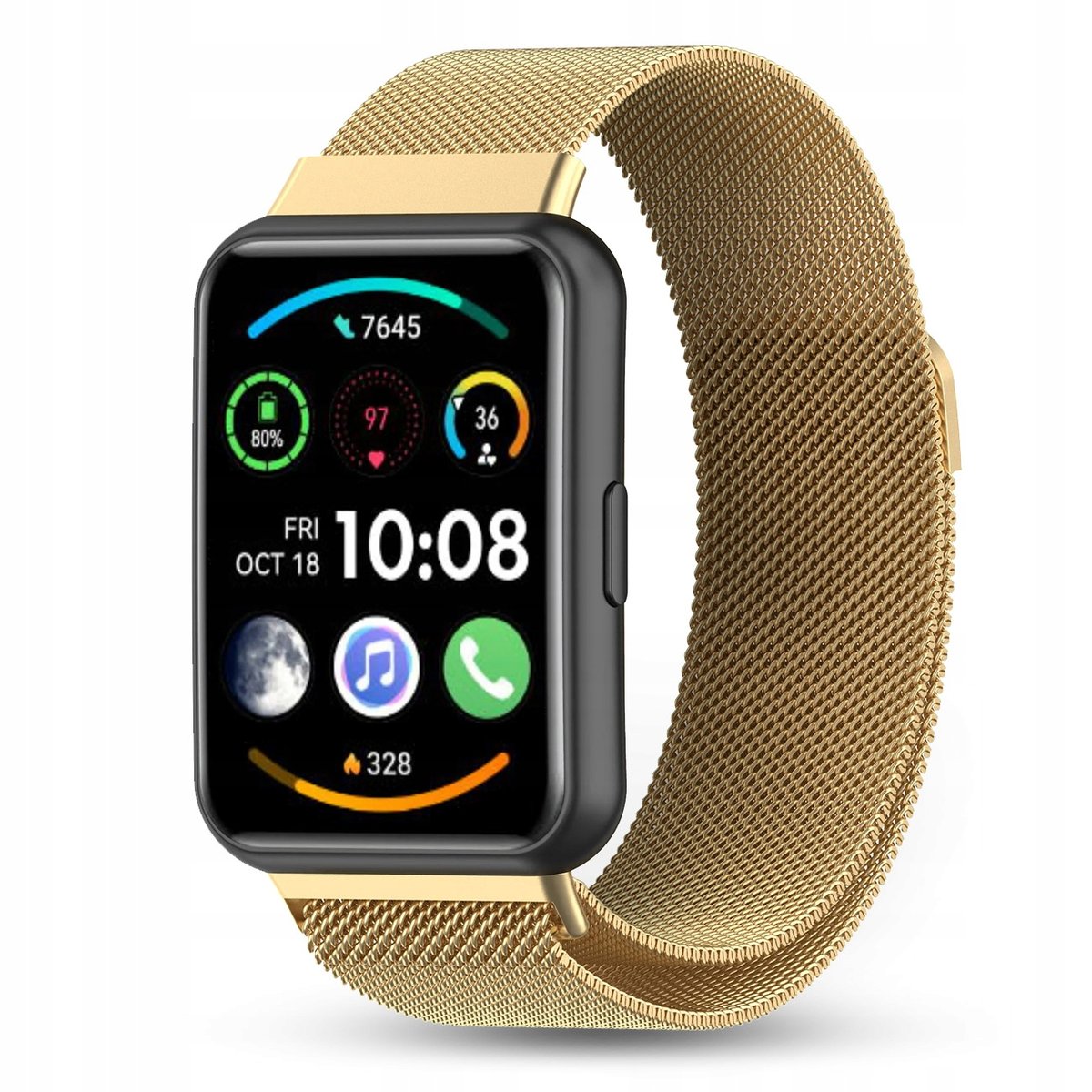 PASEK OPASKA BRANSOLETA DO HUAWEI WATCH FIT 2 STAL RÓŻNE KOLORY - PREMIUM