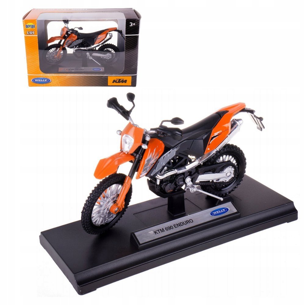 KTM 690 ENDURO model motocykla skala 1:18 Welly