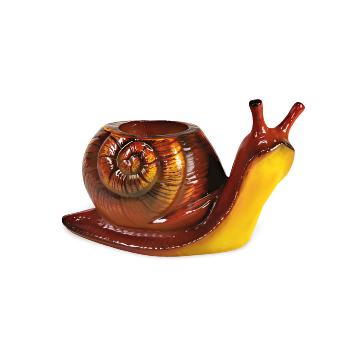 Figura Ślimak z donicą