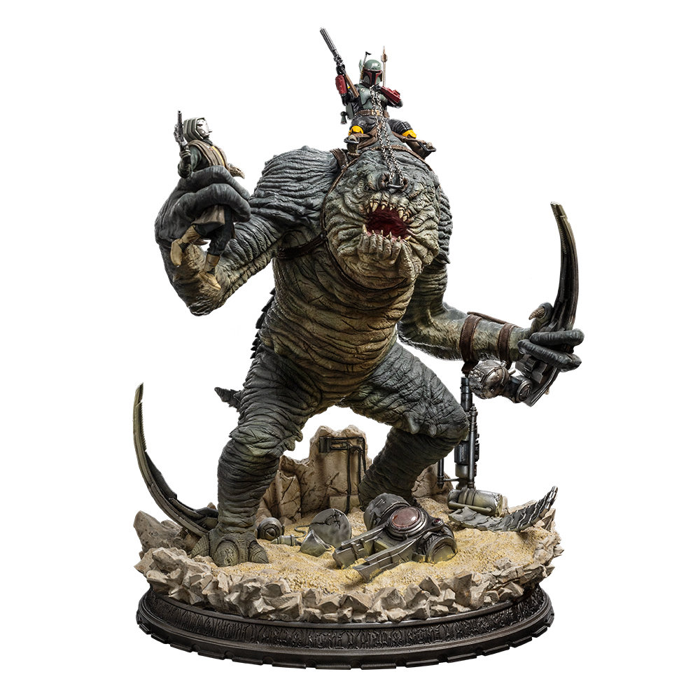 Iron Studios STAR WARS - Boba Fett & Rancor Demi statuetka 1/20