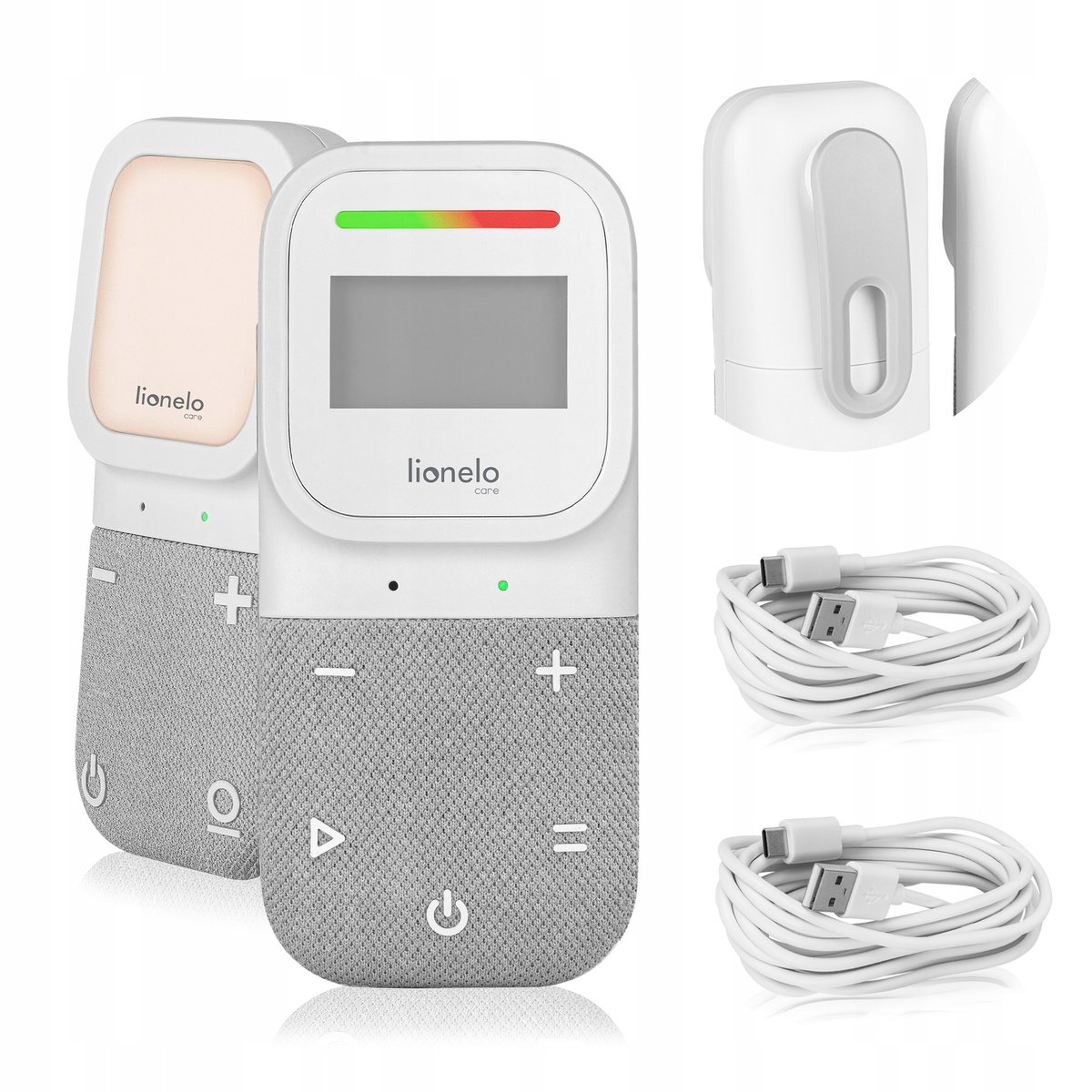 Cyfrowa niania elektroniczna audio z czujnikami alarmy Lionelo Babyline 2.3
