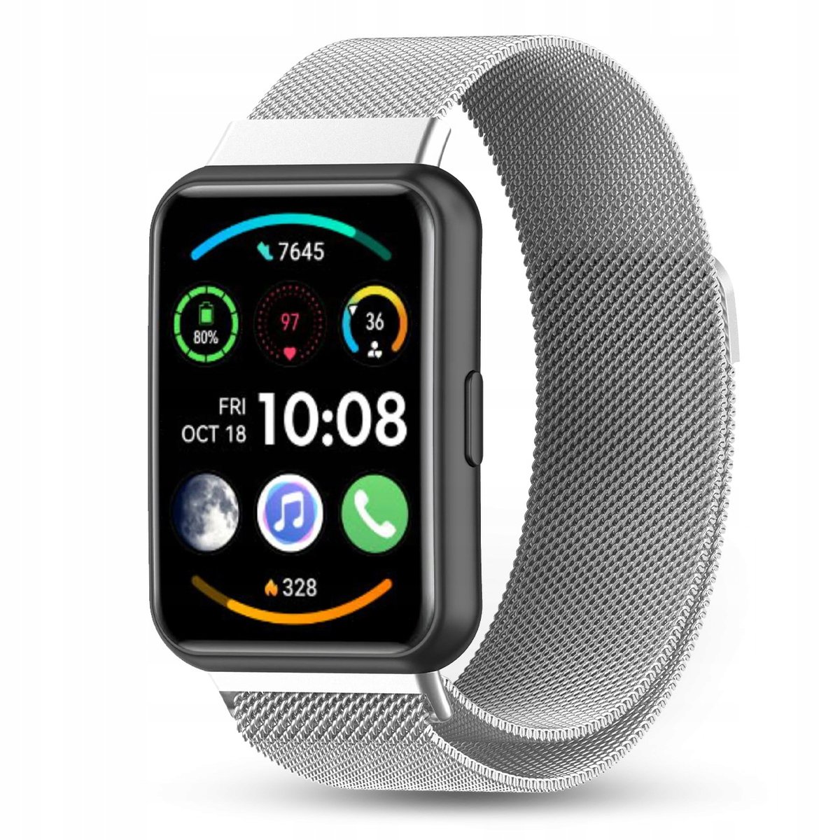 PASEK OPASKA BRANSOLETA DO HUAWEI WATCH FIT 2 STAL RÓŻNE KOLORY - PREMIUM