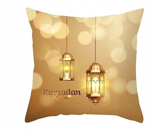 Zestaw Poszewek na Poduszki Ramadan – Dekoracja 45x45 cm 2 sztuki