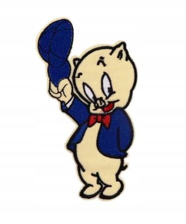 NASZYWKA TERMO HAFTOWANA PROSIAK PORKY, PROSIACZEK - ZWARIOWANE MELODIE