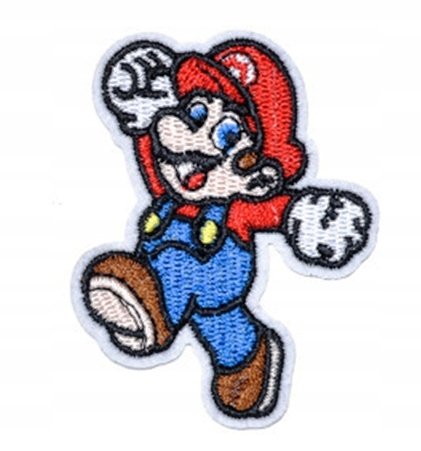 NOWA NASZYWKA SUPER MARIO, TERMO HAFTOWANA