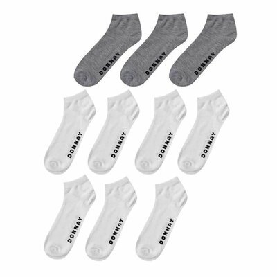 Donnay białe stopki męskie 10 par, Rozmiar EU 40-45