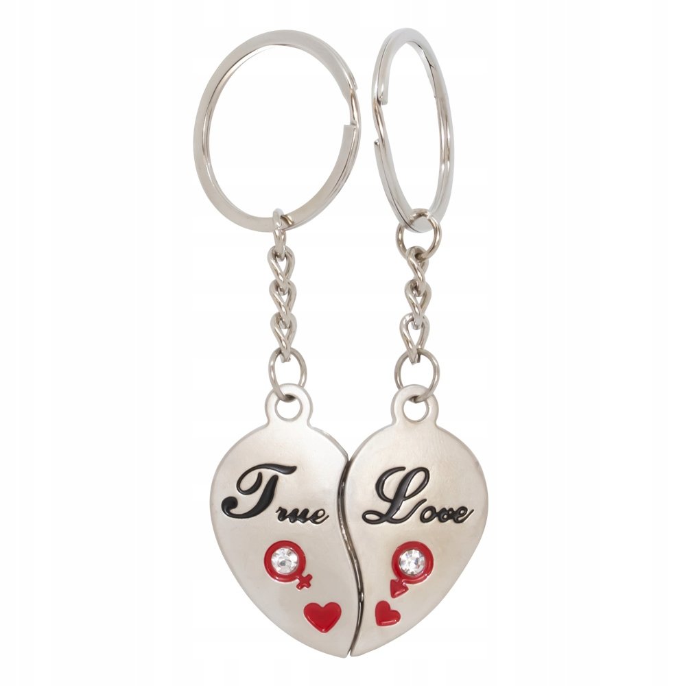 Brelok na walentynki, dla Par, Serce, Na magnes