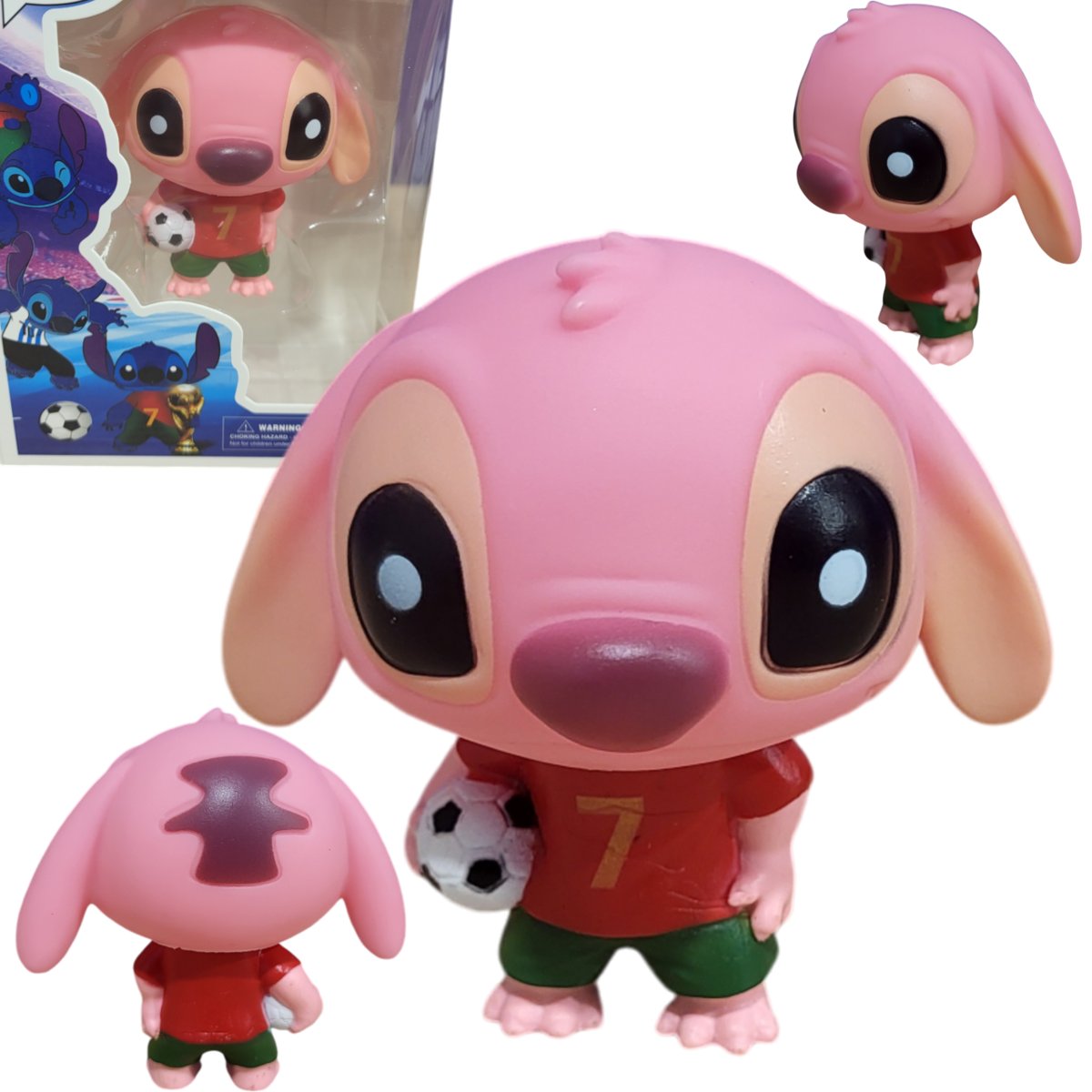 Figurka Lilo & Stich WORLD FOOTBALL POSTAĆ LALKA ZABAWKA RADOŚĆ KOSMITA