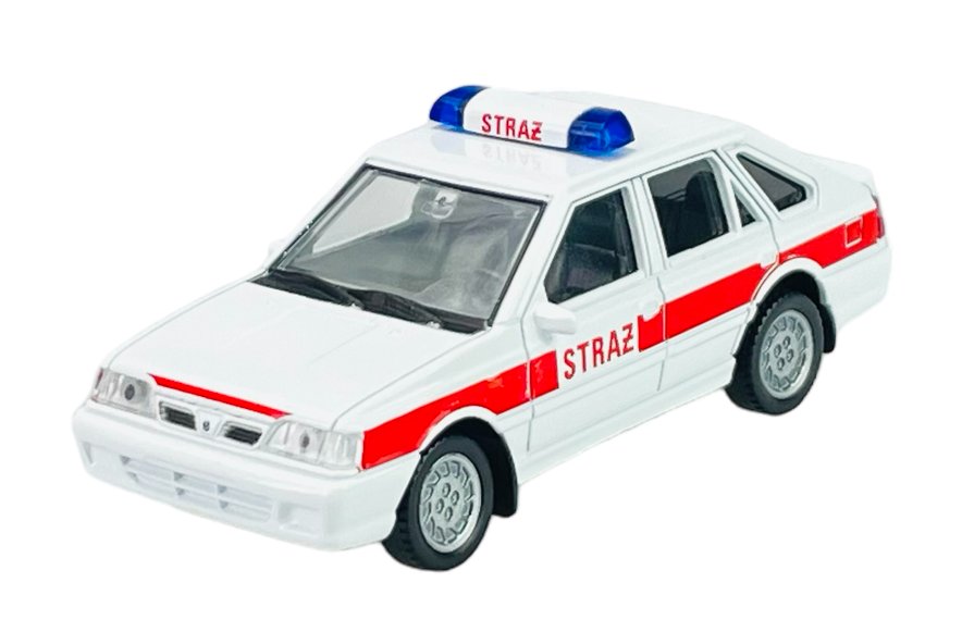 WELLY POLONEZ CARO PLUS STRAŻ POŻARNA BIAŁA 1:43 44024