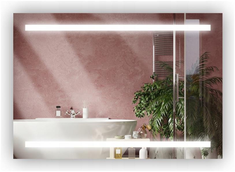 LUSTRO LED ŁAZIENKOWE PODŚWIETLANE HADES 80x60