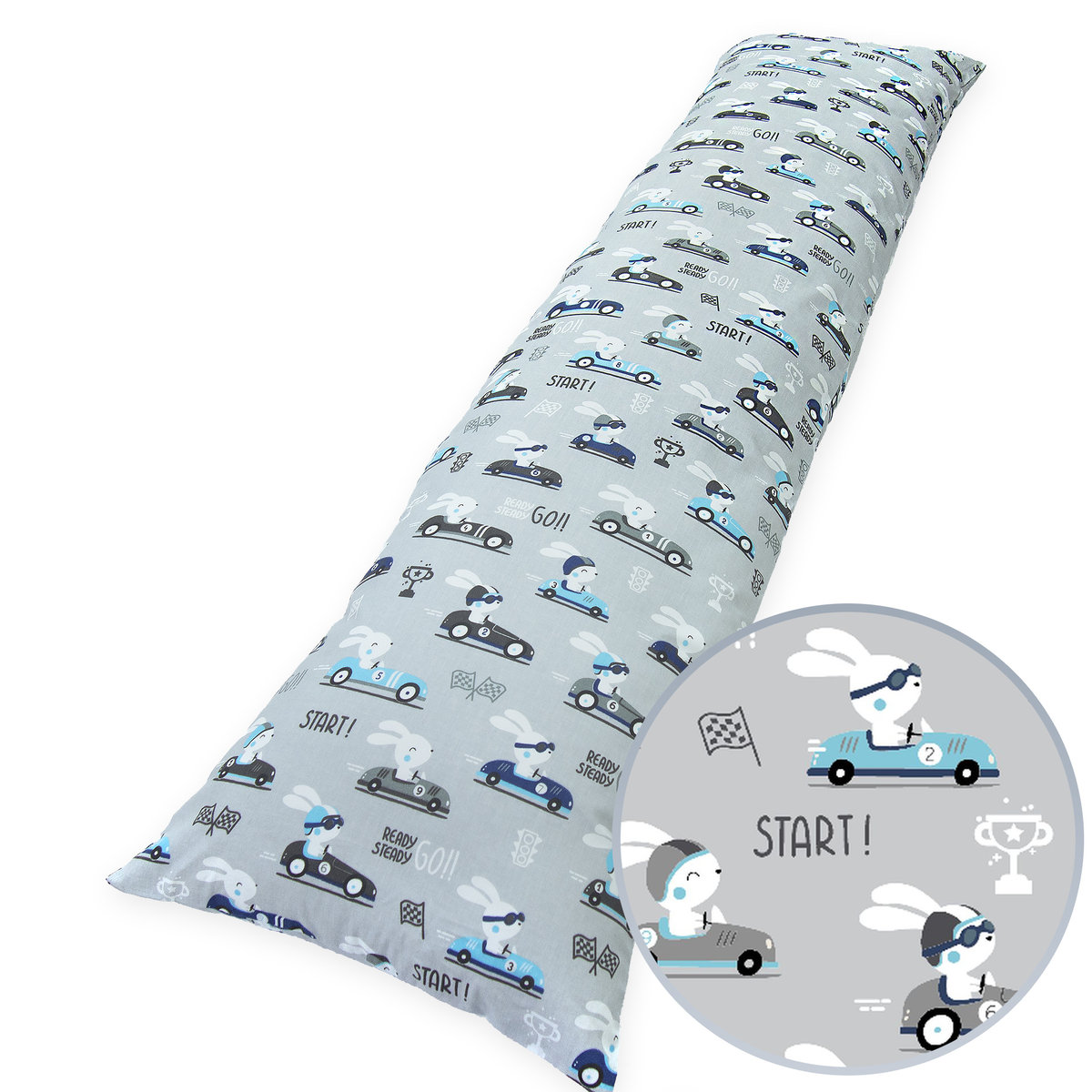 PODUSZKA DO SPANIA NA BOKU BRZUCHU WIELOFUNKCYJNA 145x40 cm Kerstin