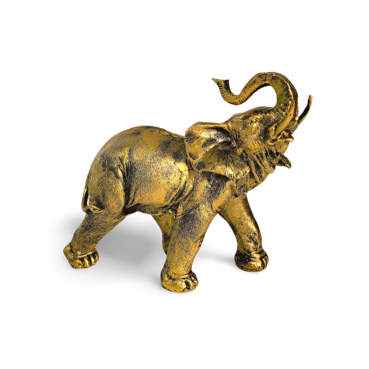 Figura Słoń z podniesioną trąbą