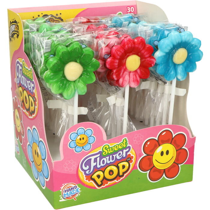 JOHNY BEE FLOWER POP LIZAK KWIATEK NA DZIEŃ KOBIET 30SZT