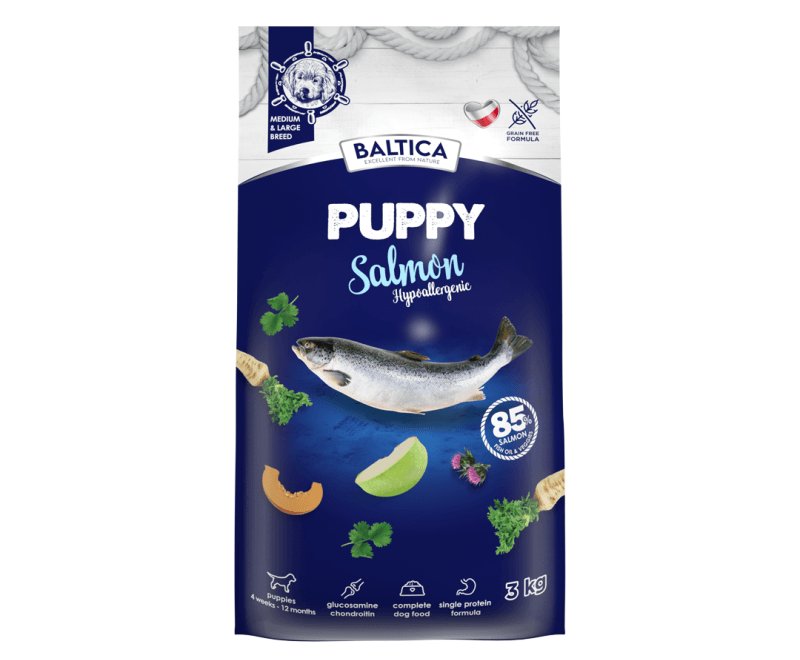 Baltica Puppy Salmon Hypoallergenic M/L 3kg