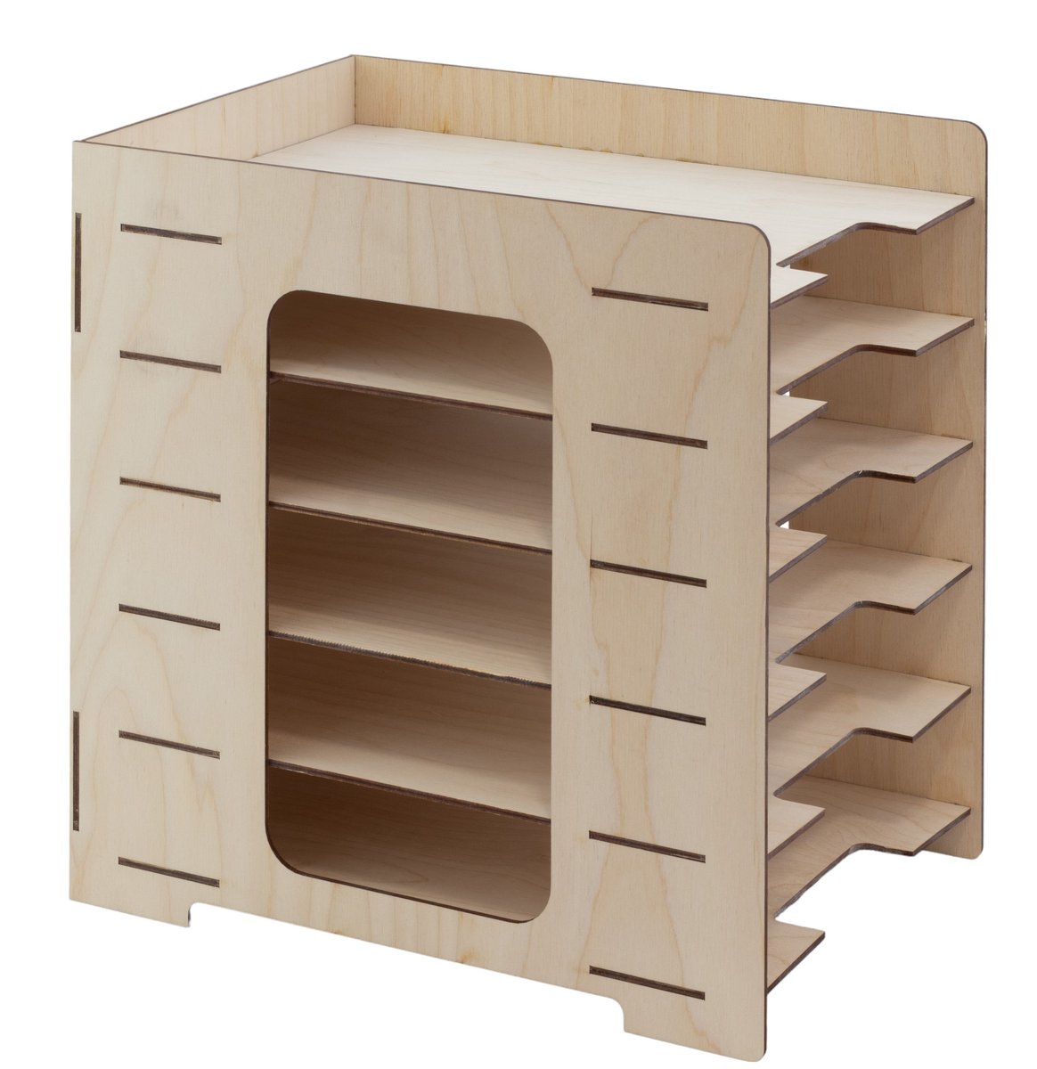 ORGANIZER na dokumenty sklejka drewniana duży 32x23