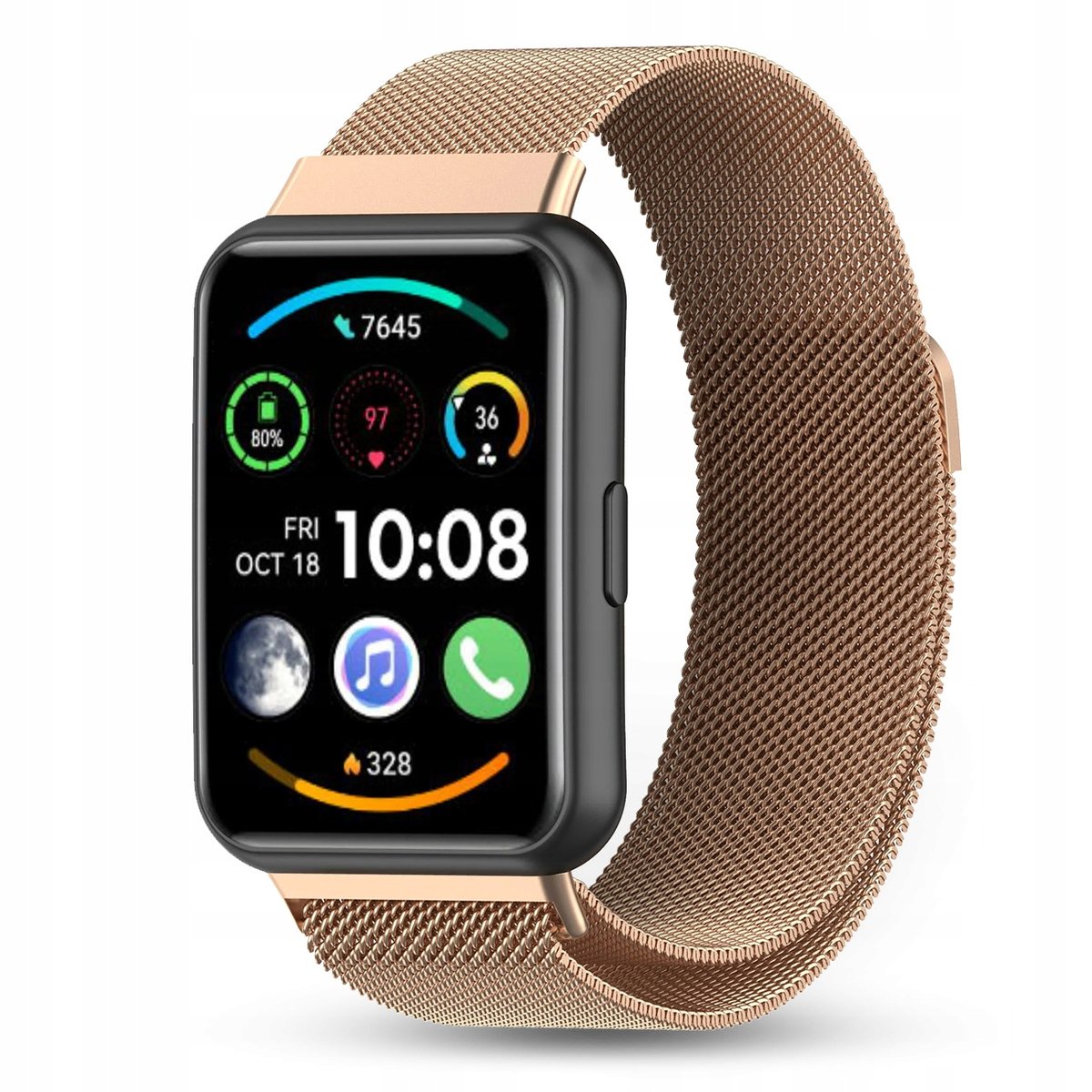 PASEK OPASKA BRANSOLETA DO HUAWEI WATCH FIT 2 STAL RÓŻNE KOLORY - PREMIUM