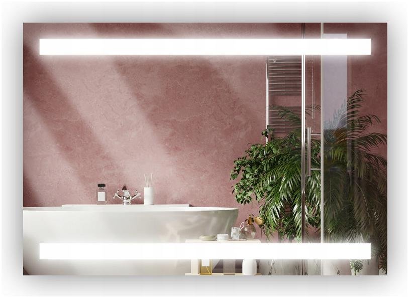 LUSTRO LED ŁAZIENKOWE PODŚWIETLANE KRONOS 80x60