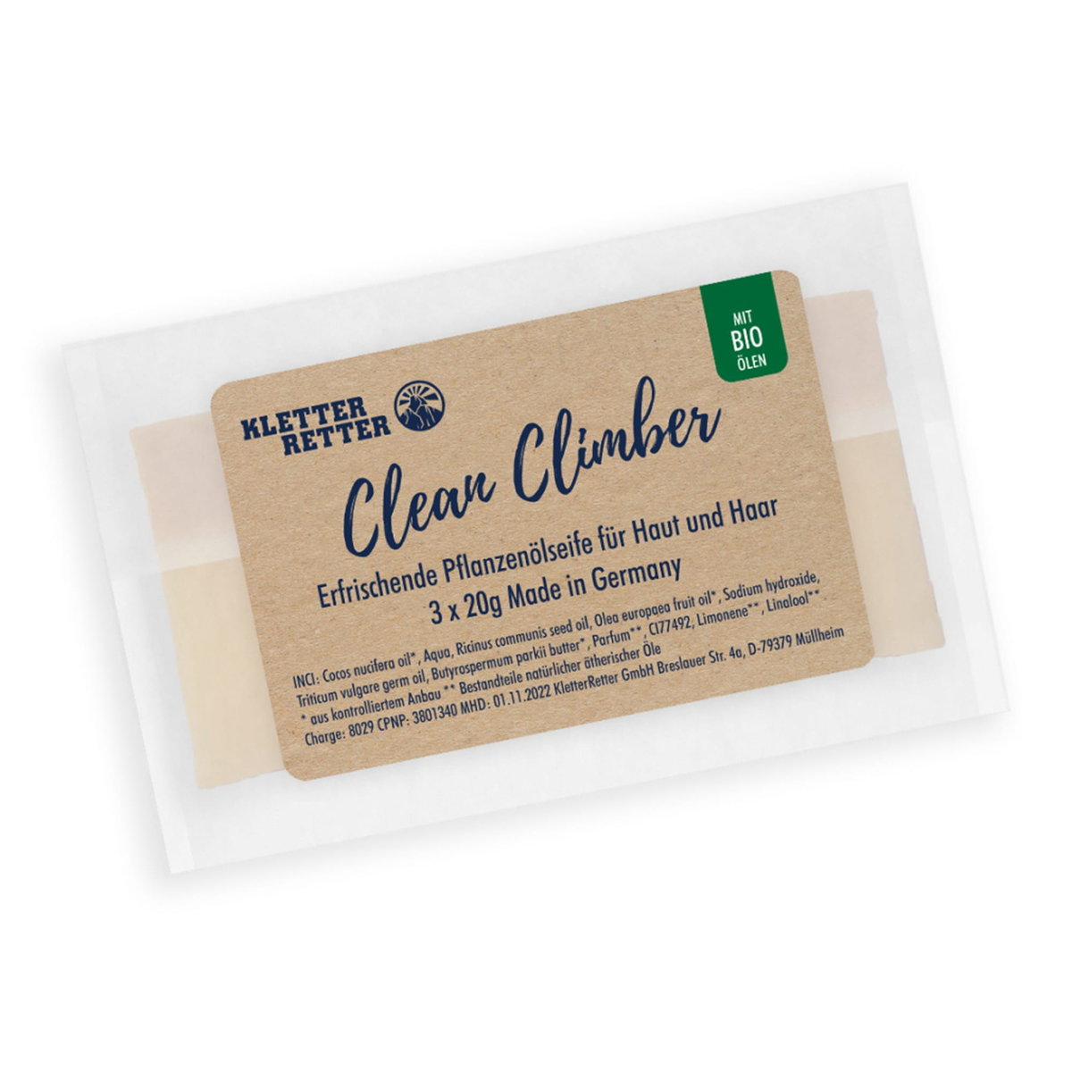 Mydło naturalne Clean Climber Kletter Retter 60g