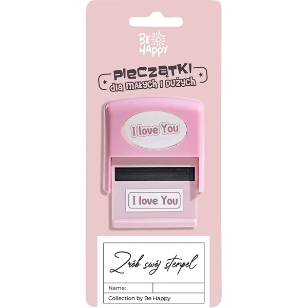 Pieczątka z napisem I love You - Be-Happy Gifts