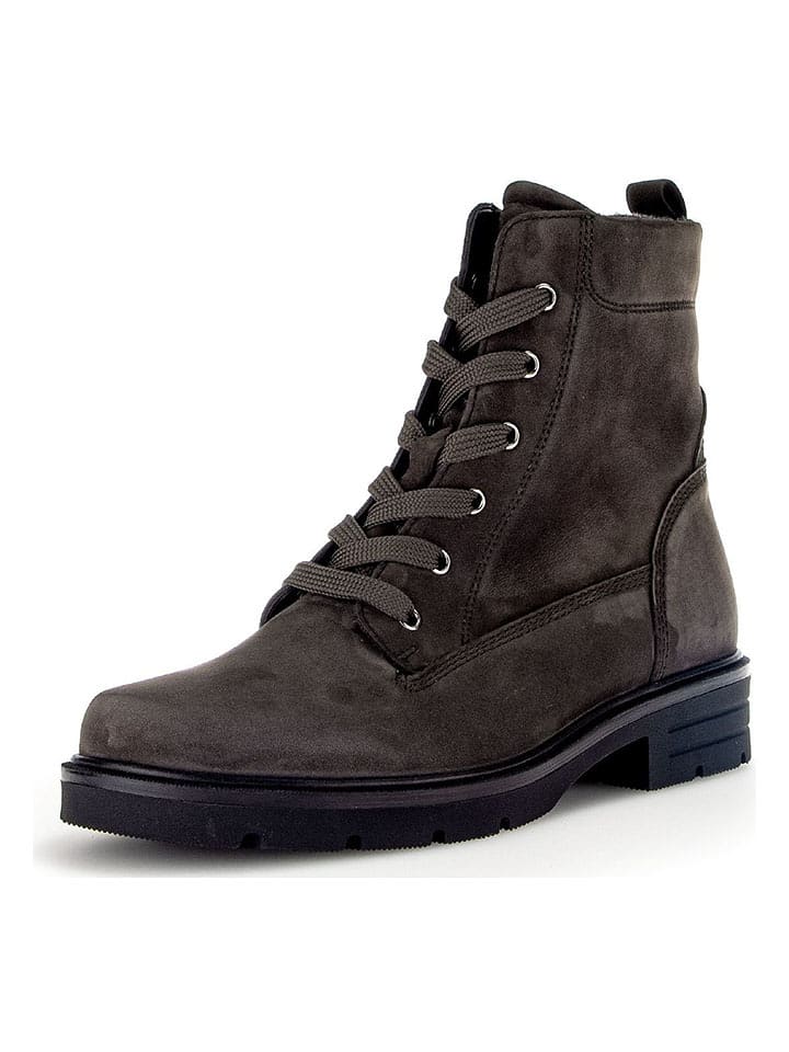 Gabor Skórzane botki w kolorze brązowym