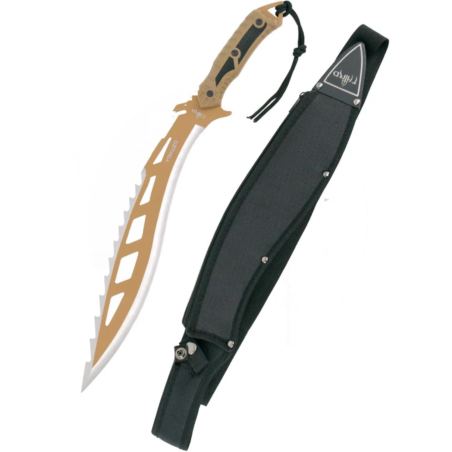 Maczeta na Zombie typu Kukri Amont Decor Habitat brązowa TH-H0300T