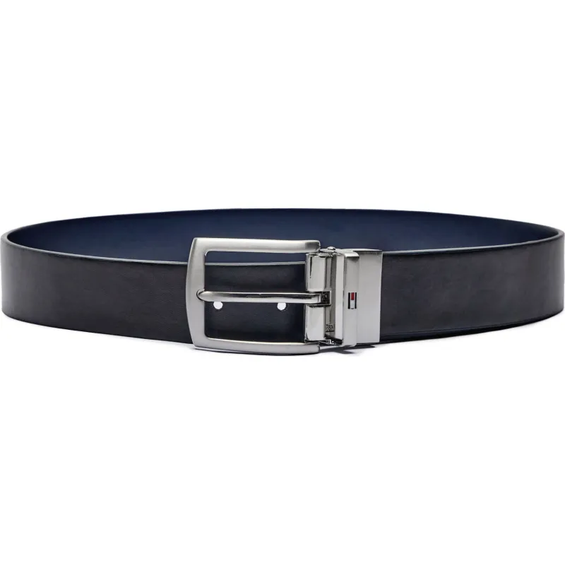 Tommy Hilfiger Skórzany dwustronny pasek DENTON 3.5 REV