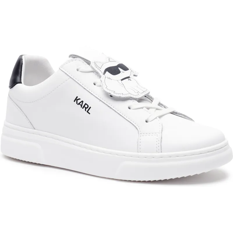 Karl Lagerfeld Kids Skórzane sneakersy