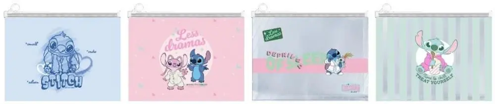 Teczka A4 PCV na suwak Stitch mix - Beniamin