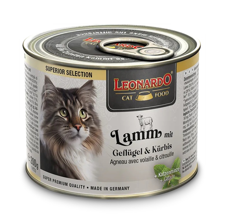 LEONARDO Superior Selection Jagnięcina z drobiem i dynią 200 g