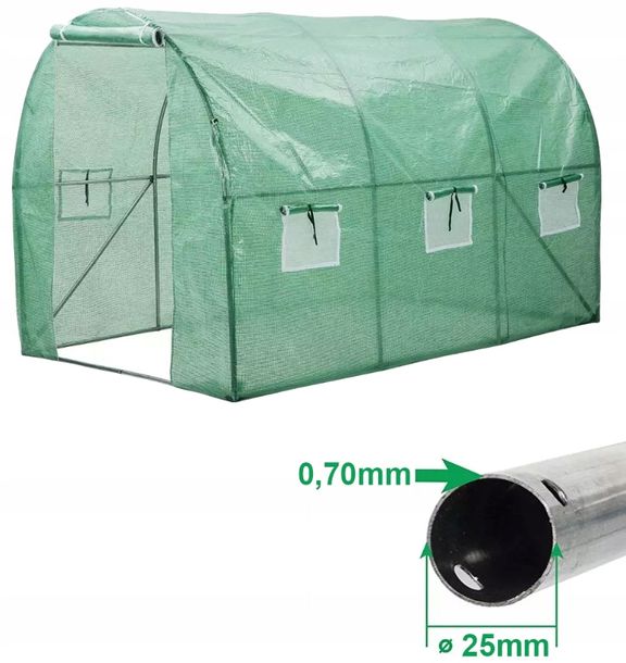 Tunel Foliowy Szklarnia 2x3m Folia Uv5 Premium