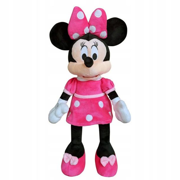 Myszka Minnie Milutka PLUSZOWA MASKOTKA PRZYTULANKA Z BAJKI DISNEY 55CM