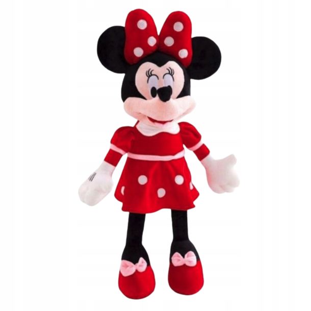 Myszka Minnie Milutka PLUSZOWA MASKOTKA PRZYTULANKA Z BAJKI DISNEY 55CM