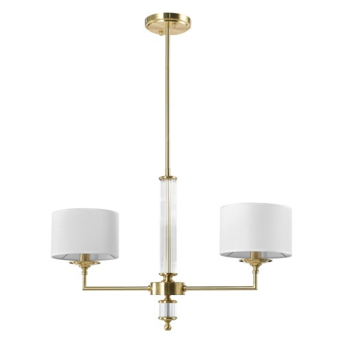 Sutton lampa wisząca 3xE14 mosiądz P02838BR-WH