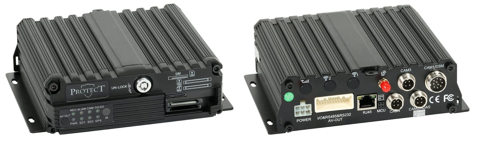 REJESTRATOR MOBILNY AHD, PAL, IP PROTECT-308 4 KANAŁY