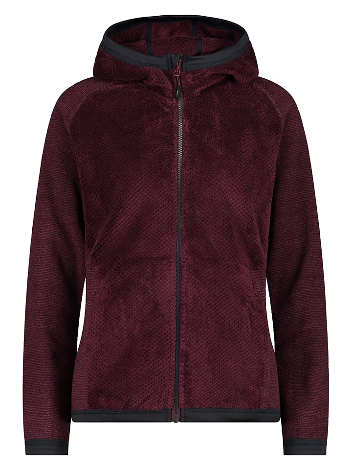 CMP Kurtka polarowa w kolorze bordowym