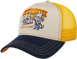 Czapka Trucker Lucky Miners by Stetson, żółty, One Size Small