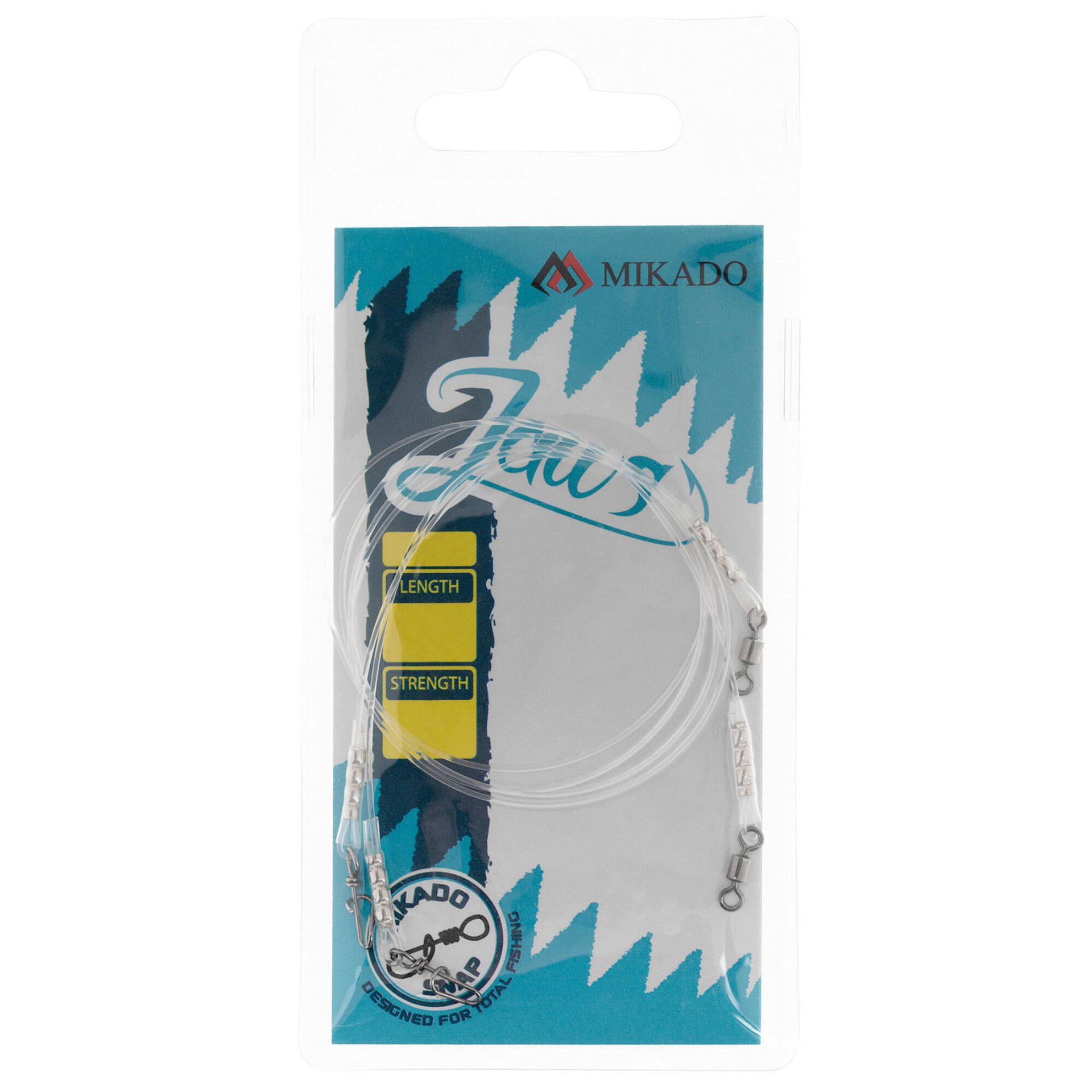 MIKADO przypon Fluorocarbon 35cm 12kg 2sz