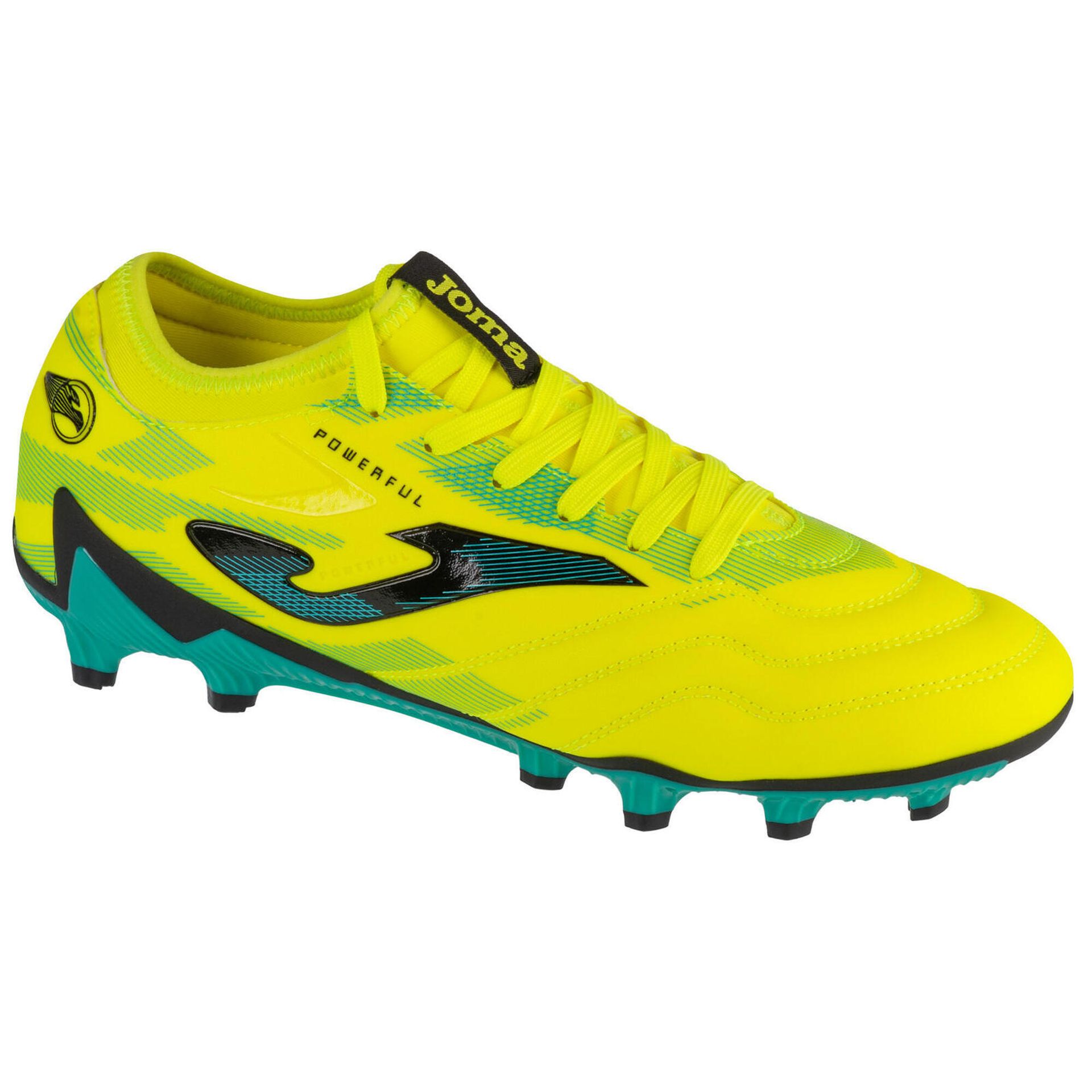 Joma Powerful 2411 FG POWW2411FG, Męskie, buty piłkarskie - korki, Żółty