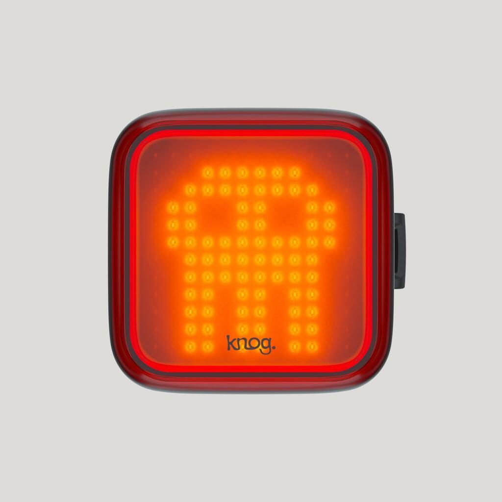 Knog Blinder 1 Skull Rear Black