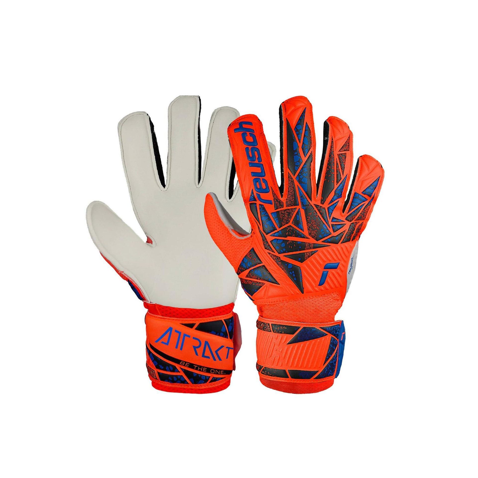 Rękawice Reusch Attrakt Infinity Solid Junior 54 72 515 2210 pomarańczowy 7