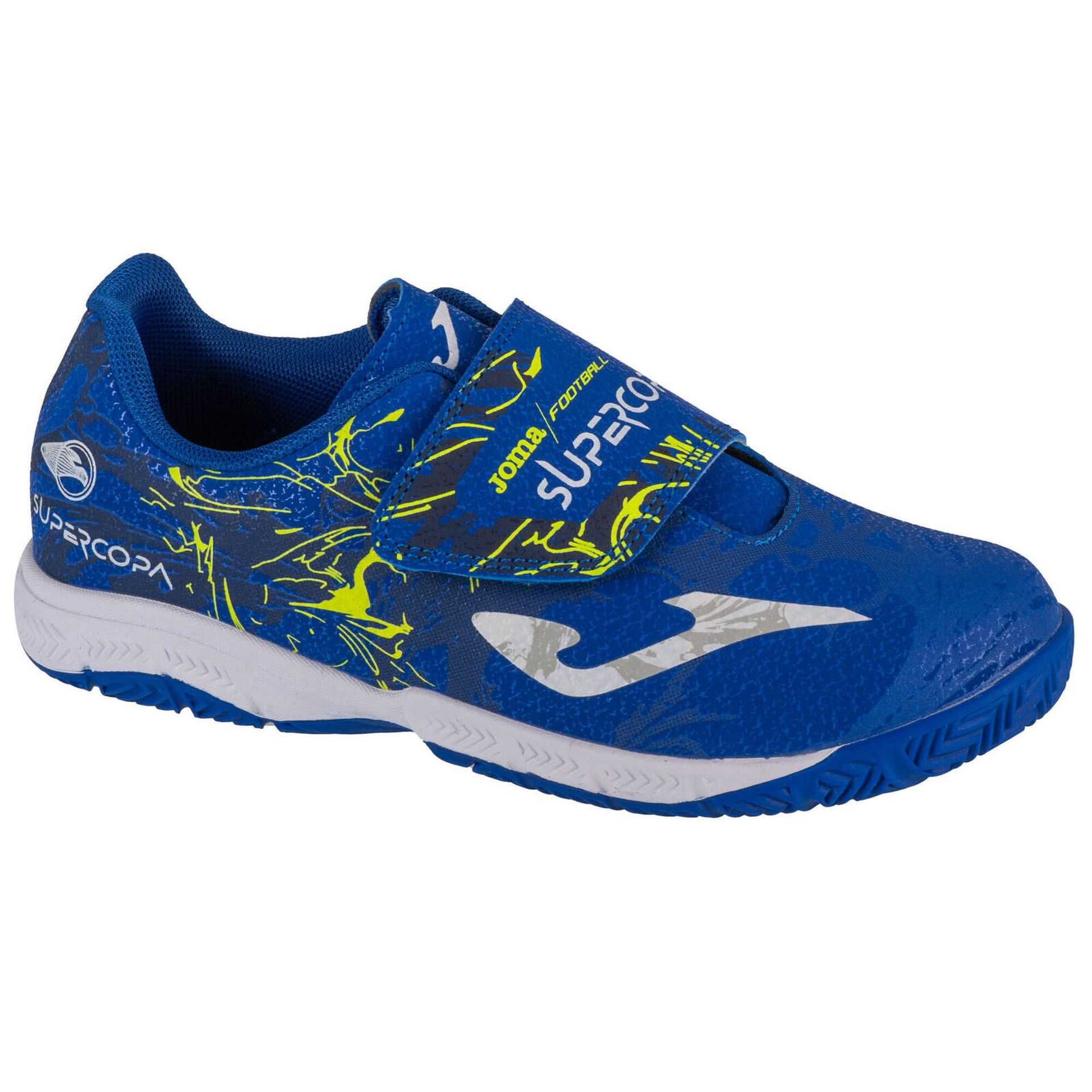 Joma Super Copa Jr 2404 IN SCJW2404INV, dla chłopca, buty halowe - halówki, Niebieski