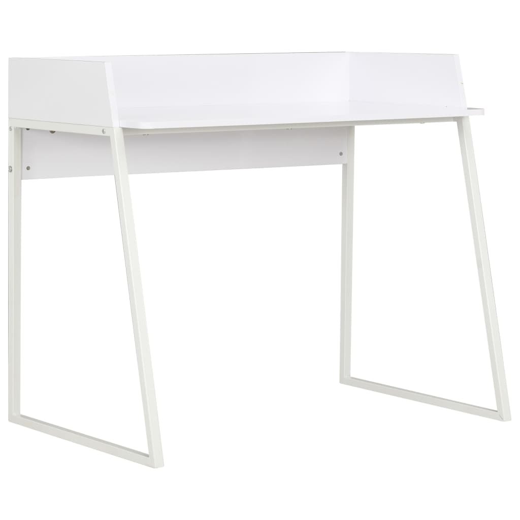 The Living Store Biurko - białe - 90 x 60 x 88 cm - Biurko