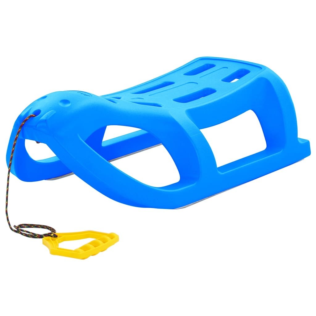 The Living Store Sanki - niebieskie - 80x39 -5x25 -5 cm - polipropylen - Sanie