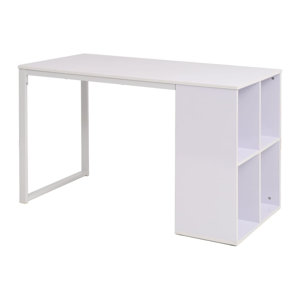 The Living Store Biurko 120 x 60 x 75 cm - białe - Biurko