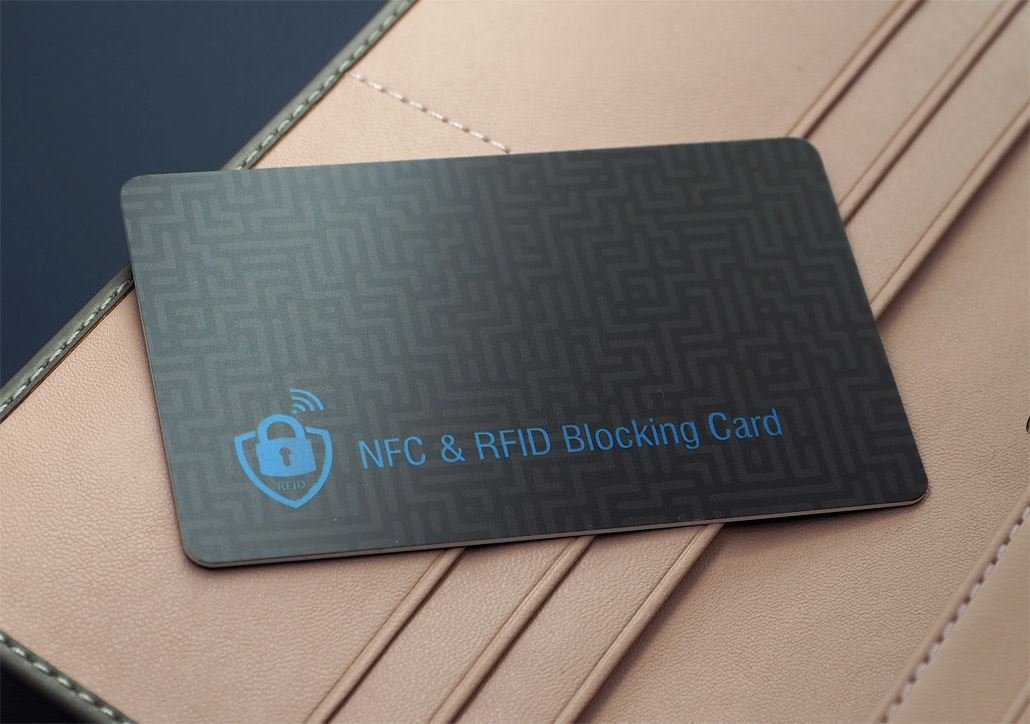 KARTA BLOKUJĄCA SYGNAŁY NFC i RFID