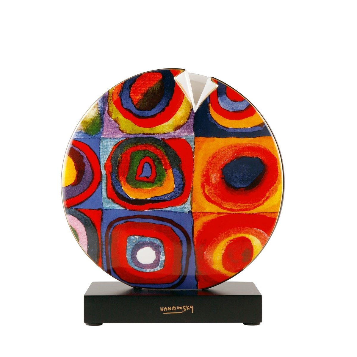 Wazon Kwadraty / Studium kolorów 22 cm - Wassily Kandinsky