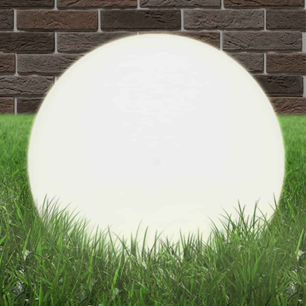 The Living Store Lampa zewnętrzna LED - kula 50 cm - PMMA - Lampa